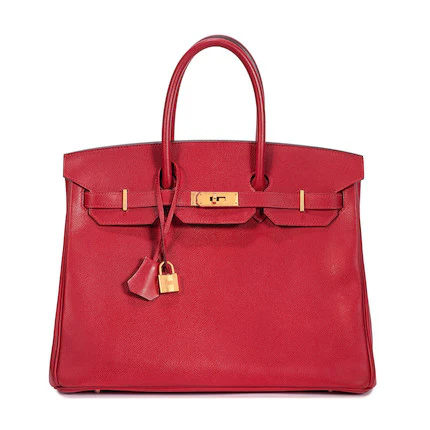 Hermès Rouge Casaque Epsom Birkin 35 Gold Hardware, 2013