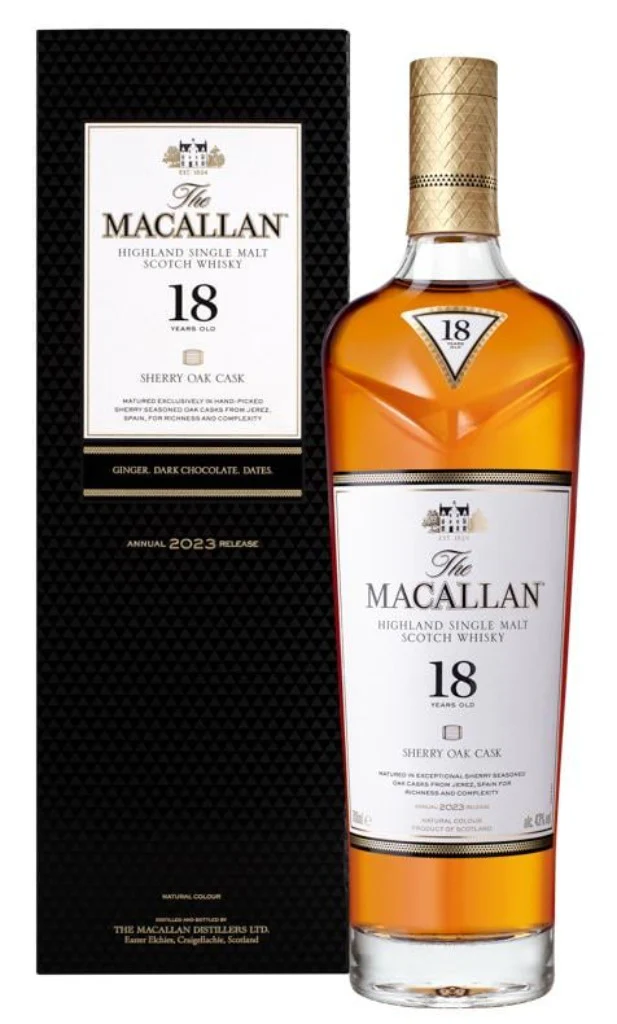 Macallan 18 Year Old Sherry Oak 2023 Release