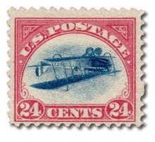 1918 Inverted Jenny 24-Cent Stamp (Single)