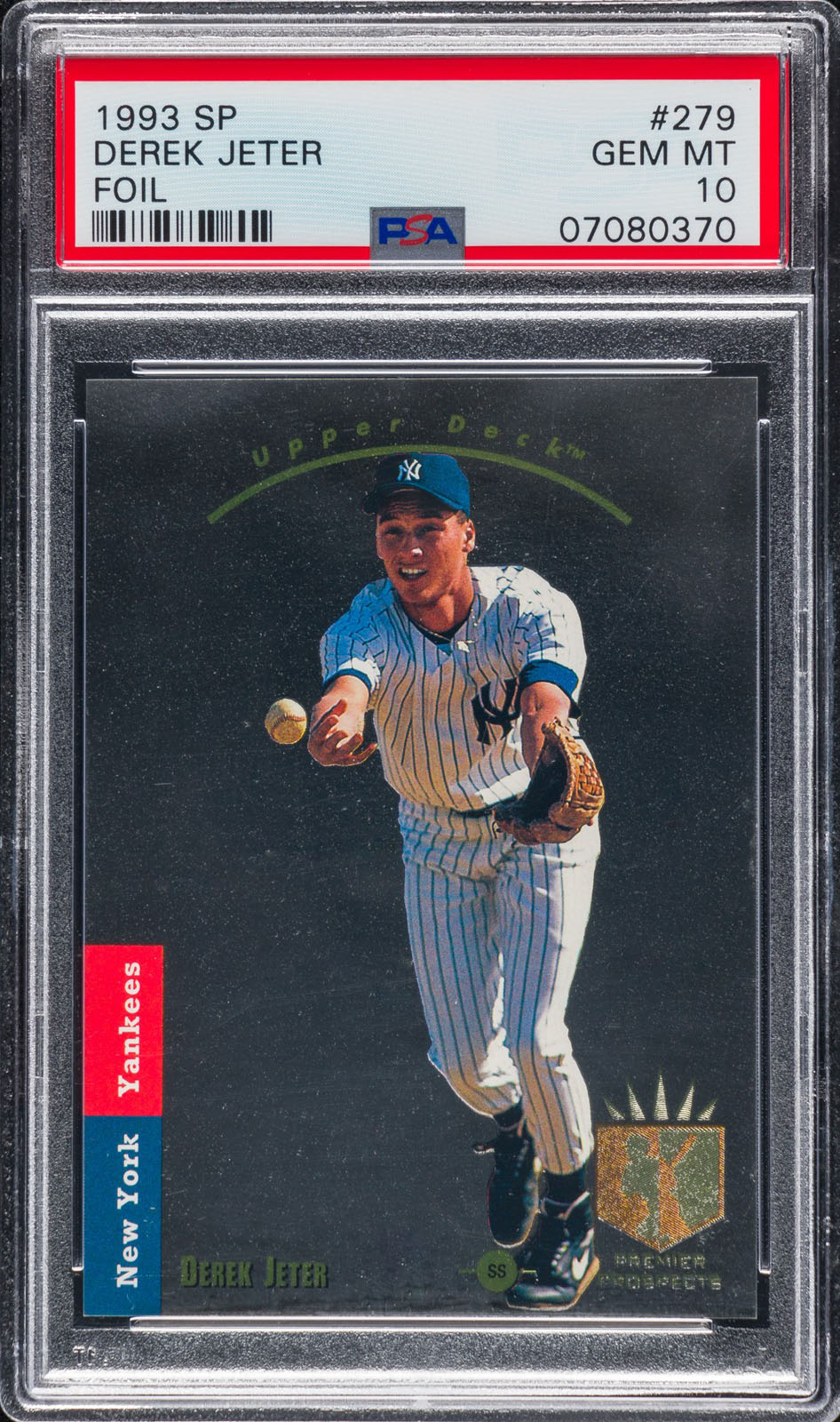 Jeter's SP Rookie Plunges 55% in Hype Reckoning - collectible valuation image